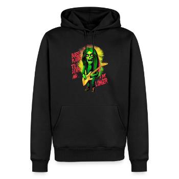 Bass Player Till Death - Männer Premium Bio Hoodie - Schwarz - Vorne - Nico (187cm)