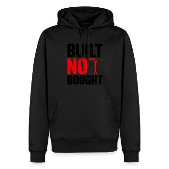 Built Not Bought Car Mechanic Automobile Repair Ca - Men’s Premium Organic Hoodie - black - Front - Nico (187cm)