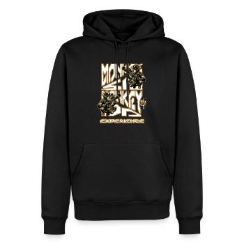 Monkey se monkey do to get paintball experience - Men’s Premium Organic Hoodie - black - Front - Nico (187cm)