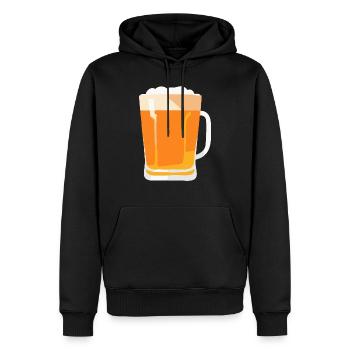 Bier Flsche Krug Saufen Junggesellenabschied 3 - Männer Premium Bio Hoodie - Schwarz - Vorne - Nico (187cm)