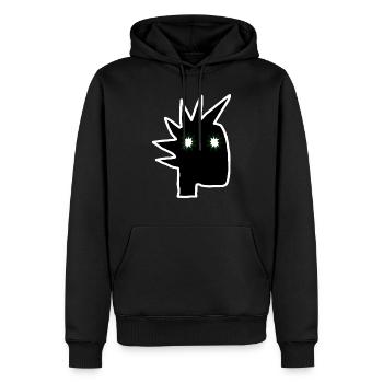Punk Rock Pogo Anarchie Punks Punk Rocker Punk - Männer Premium Bio Hoodie - Schwarz - Vorne - Nico (187cm)