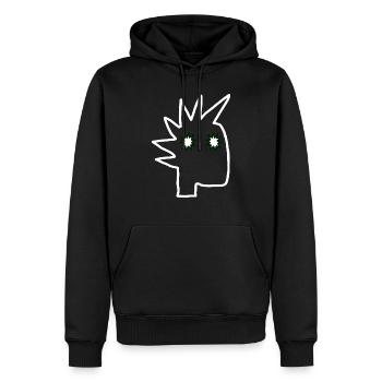 Punk Rock Pogo Anarchie Punks Punk Rocker Punk - Männer Premium Bio Hoodie - Schwarz - Vorne - Nico (187cm)
