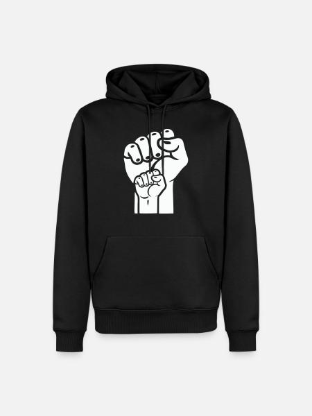 faust 2 - Männer Premium Bio Hoodie - Schwarz
