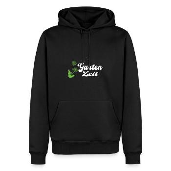 Garten Zeit Beet Gärtner Blumen Rasenmähen Hecke - Männer Premium Bio Hoodie - Schwarz - Vorne - Nico (187cm)