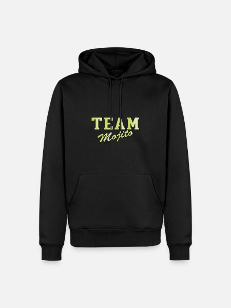 Team mojito - Sweat à capuche Premium bio Homme - noir