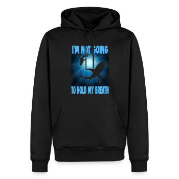 Instructeur de conception de plongée sous-marine Snorkeling - Sweat à capuche Premium bio Homme - noir - Devant - Nico (187cm)