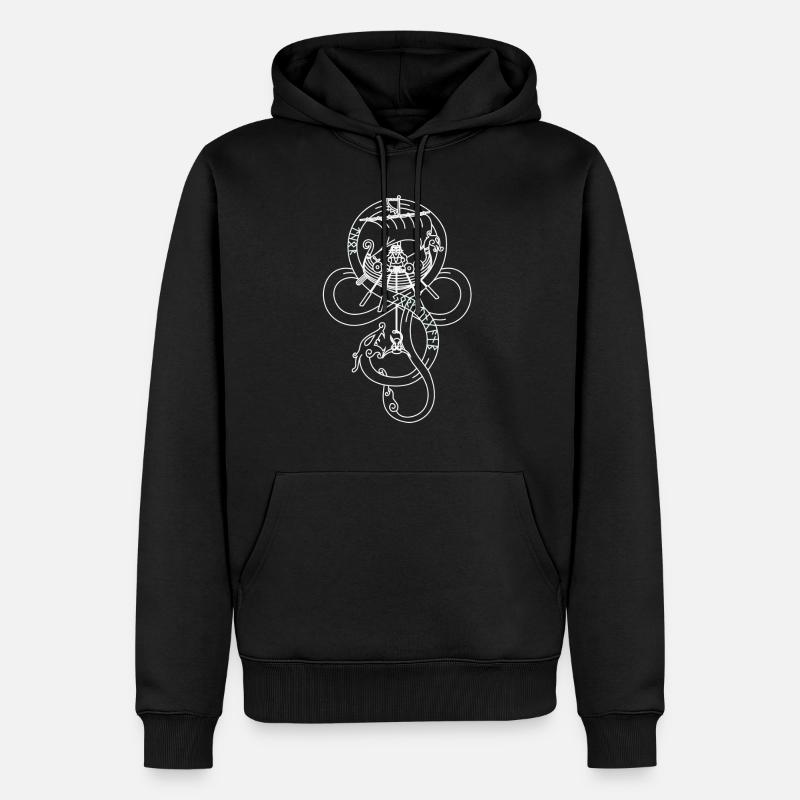 Thor - Männer Premium Bio Hoodie - Schwarz