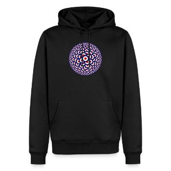 Mod Swarm - Men’s Premium Organic Hoodie - black - Front - Nico (187cm)