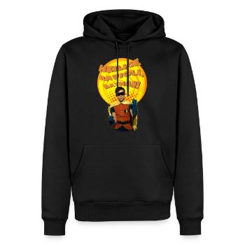 DC Comics Batman Robin Heilige Ravioli Spruch - Männer Premium Bio Hoodie - Schwarz - Vorne - Nico (187cm)