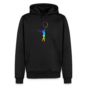 Gymnastic hoop gymnastics rhythmic gymnastics - Men’s Premium Organic Hoodie - black - Front - Nico (187cm)