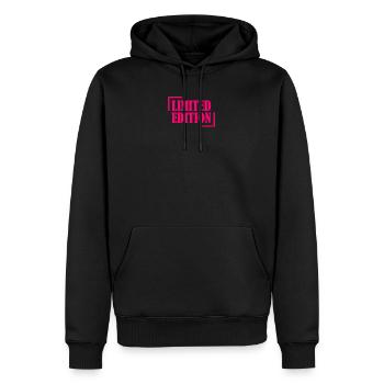 limited edition. - Men’s Premium Organic Hoodie - black - Front - Nico (187cm)