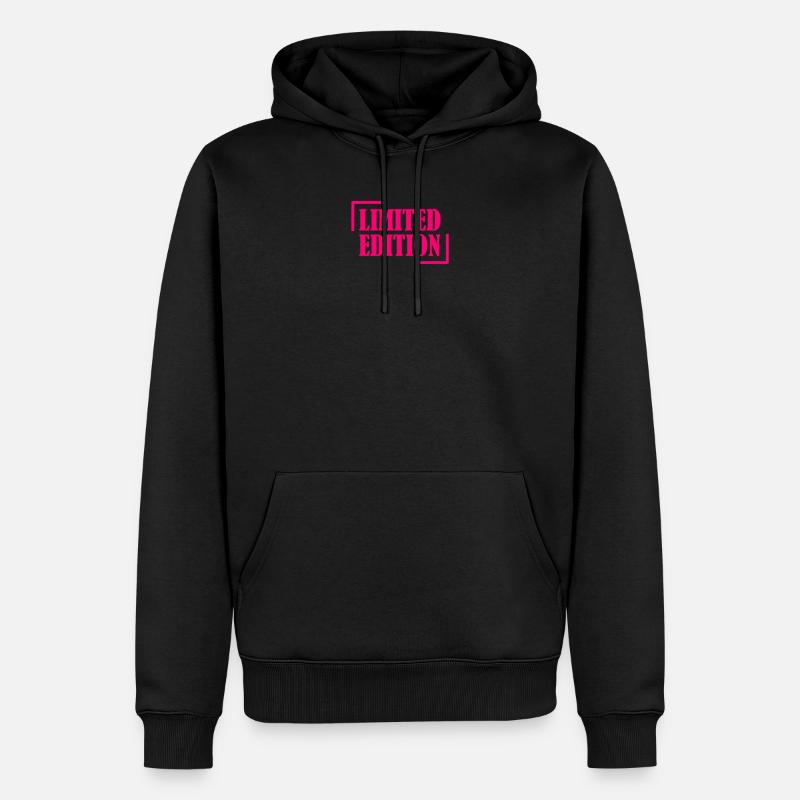 limited edition. - Männer Premium Bio Hoodie - Schwarz