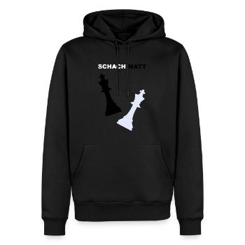 Schach - Männer Premium Bio Hoodie - Schwarz - Vorne - Nico (187cm)