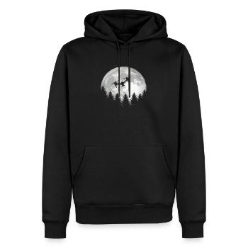 Drone Drone Drones for Drone Pilots - Men’s Premium Organic Hoodie - black - Front - Nico (187cm)