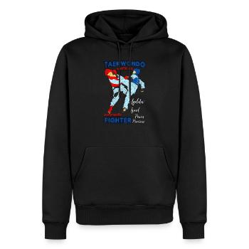 Taekwondo Martial Art - Männer Premium Bio Hoodie - Schwarz - Vorne - Nico (187cm)