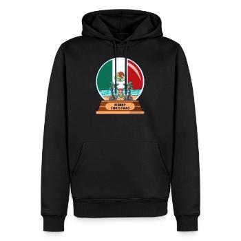 Mexiko Flagge Schneekugel Heimat Weihnachten - Männer Premium Bio Hoodie - Schwarz - Vorne - Nico (187cm)