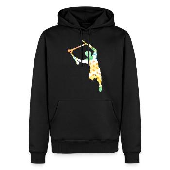 freestyle scooter - Men’s Premium Organic Hoodie - black - Front - Nico (187cm)