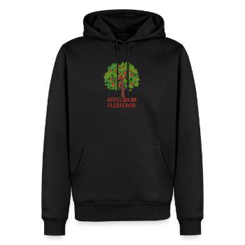 Apfelbäume Apfel Apfelbaum Apfelsaft Geschenk - Männer Premium Bio Hoodie - Schwarz - Vorne - Nico (187cm)