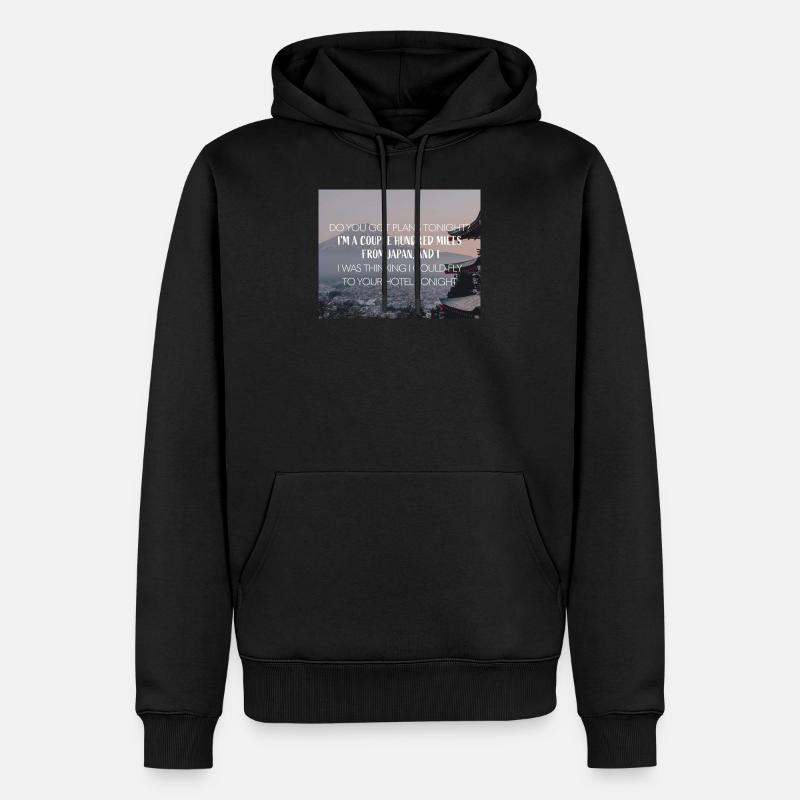 Lost au Japon - S. Mendes - Sweat à capuche Premium bio Homme - noir