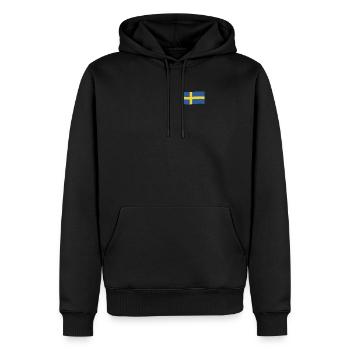Sweden Flagge Königreich Schweden Fahne Sverige - Männer Premium Bio Hoodie - Schwarz - Vorne - Nico (187cm)