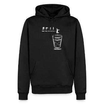 Semaine d’une fête du vin du Palatinat Schoppe - Sweat à capuche Premium bio Homme - noir - Devant - Nico (187cm)