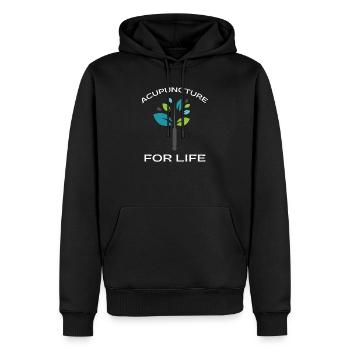 Acupuncturist Acupuncture Alternative Medicine - Sweat à capuche Premium bio Homme - noir - Devant - Nico (187cm)