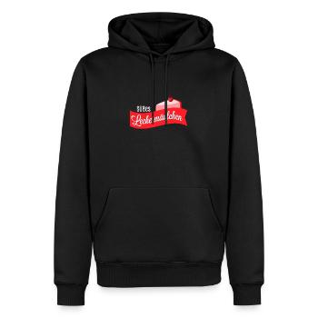 Süßes Leckermäulchen - Süßigkeitenshirt - Männer Premium Bio Hoodie - Schwarz - Vorne - Nico (187cm)