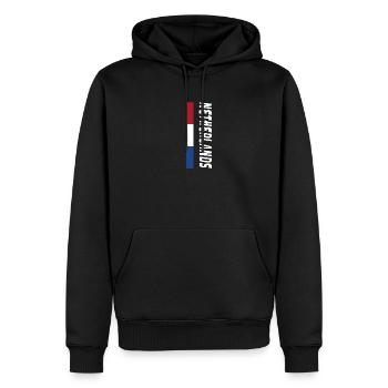 Niederlande / Geschenk / Geschenkidee - Männer Premium Bio Hoodie - Schwarz - Vorne - Nico (187cm)