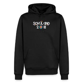 Kita Abgänger Schulkind Einschulung Kindergarten - Männer Premium Bio Hoodie - Schwarz - Vorne - Nico (187cm)