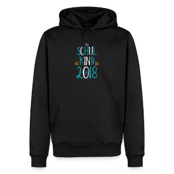 Kita Abgänger Schulkind Einschulung Kindergarten - Männer Premium Bio Hoodie - Schwarz - Vorne - Nico (187cm)