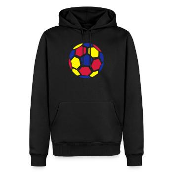 Colombia ball - Men’s Premium Organic Hoodie - black - Front - Nico (187cm)