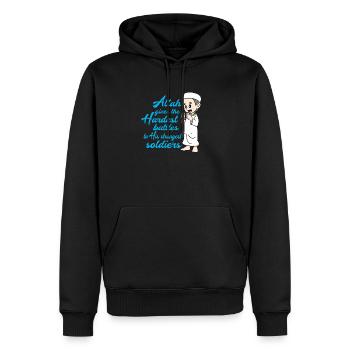 Muslim Islam - Männer Premium Bio Hoodie - Schwarz - Vorne - Nico (187cm)