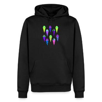 Schultüte Zuckertüte Kita Vorschule Schulbeginn - Männer Premium Bio Hoodie - Schwarz - Vorne - Nico (187cm)