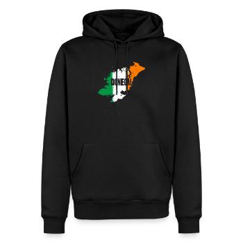 Donegal Ireland Flag | County Outline Map - Men’s Premium Organic Hoodie - black - Front - Nico (187cm)