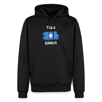 Team Somalia - Männer Premium Bio Hoodie - Schwarz - Vorne - Nico (187cm)