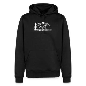 Cool Chevaux Islandais Gallop Horse Fool Horse Love - Sweat à capuche Premium bio Homme - noir - Devant - Nico (187cm)