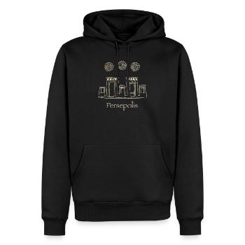 Persepolis im Iran, Ausgrabungsstätte - Männer Premium Bio Hoodie - Schwarz - Vorne - Nico (187cm)