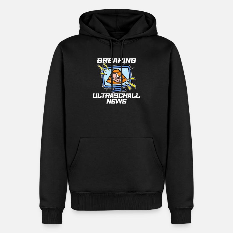 Schwangerschaft Statement Schwanger Mutter Baby - Männer Premium Bio Hoodie - Schwarz