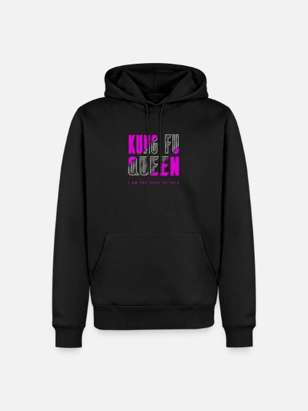 Kung Fu Queen - Men’s Premium Organic Hoodie - black