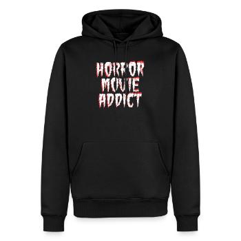 Déclaration de Cineaste Binge Watching Theater Movies - Sweat à capuche Premium bio Homme - noir - Devant - Nico (187cm)