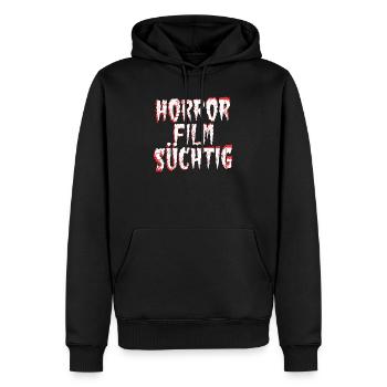Kino Streaming Theater Movies Statement Filmabend - Männer Premium Bio Hoodie - Schwarz - Vorne - Nico (187cm)