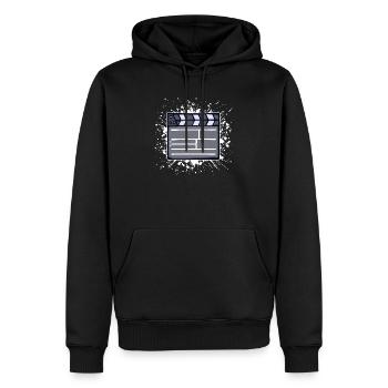Filmabend Theater Movies Streaming Binge Watching - Männer Premium Bio Hoodie - Schwarz - Vorne - Nico (187cm)