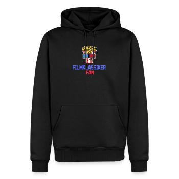 Kino Movies Theater Statement Popcorn Filmabend - Männer Premium Bio Hoodie - Schwarz - Vorne - Nico (187cm)