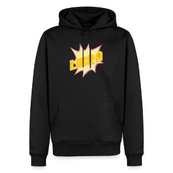 STERNZEICHEN SONNENZEICHEN WAAGE SEPTEMBER OKTOBER - Männer Premium Bio Hoodie - Schwarz - Vorne - Nico (187cm)