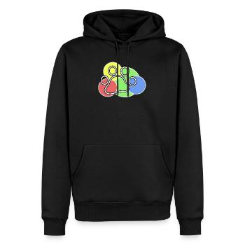 Animaux Cuddly Animal Pet Animal préféré Animaux de compagnie - Sweat à capuche Premium bio Homme - noir - Devant - Nico (187cm)