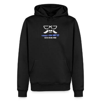 Ruhestand Pensionist Statement Lebensabend Senior - Männer Premium Bio Hoodie - Schwarz - Vorne - Nico (187cm)