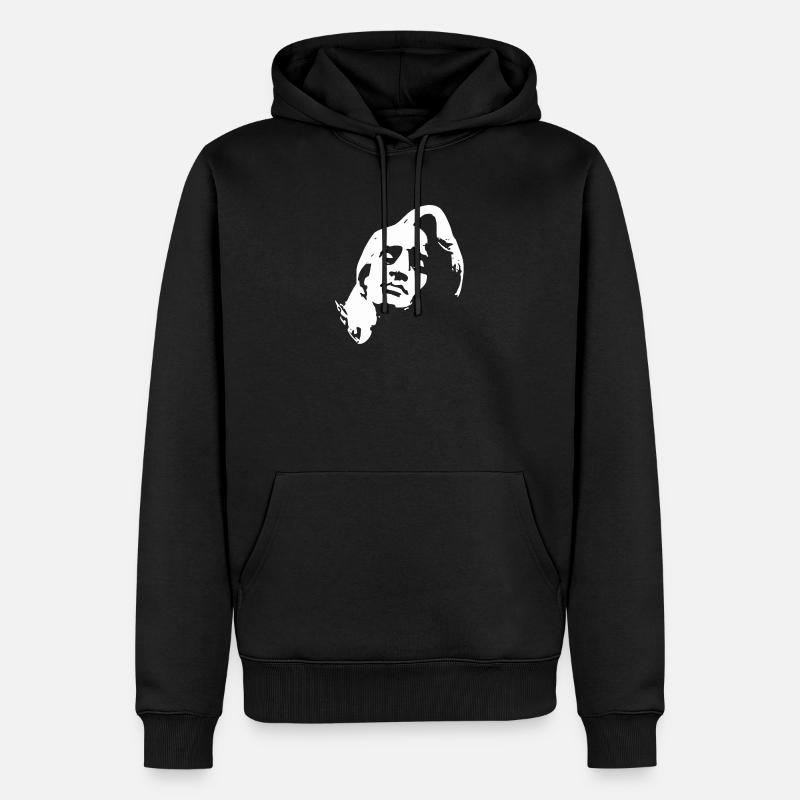 Chopin Frederic - Männer Premium Bio Hoodie - Schwarz