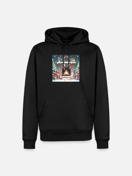 Weihnachts Design 4 - Männer Premium Bio Hoodie - Schwarz