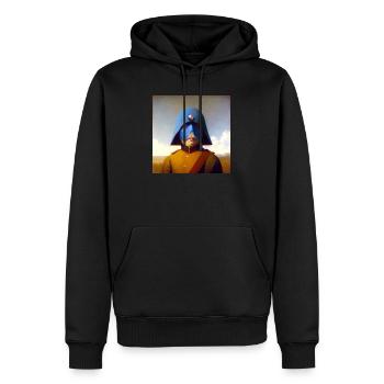Surreal 10 - Men’s Premium Organic Hoodie - black - Front - Nico (187cm)