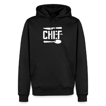 Karriere Chef Erfolg Arbeiter Vorgesetzter Job - Männer Premium Bio Hoodie - Schwarz - Vorne - Nico (187cm)